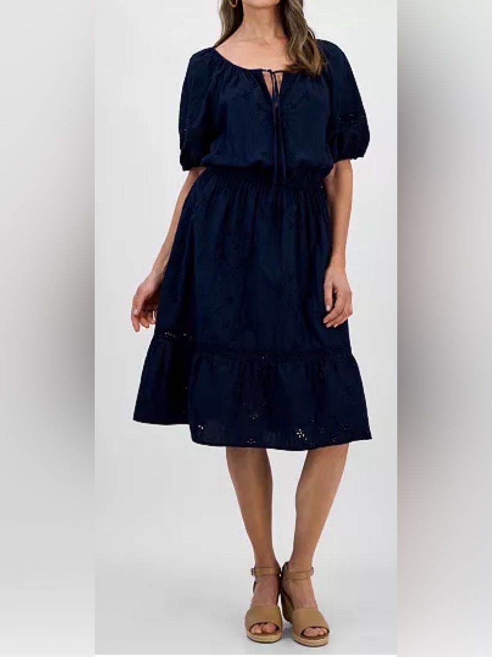 Style & Co
Petite Cotton Eyelet Dress